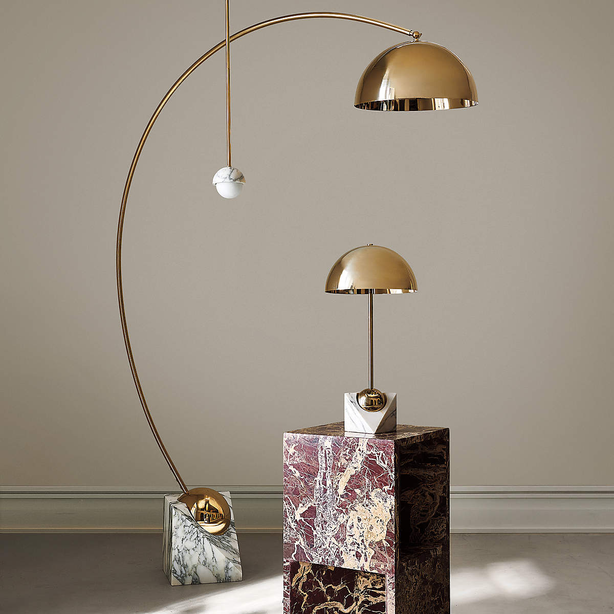 Kirkwall White Marble Pendant Lamp
