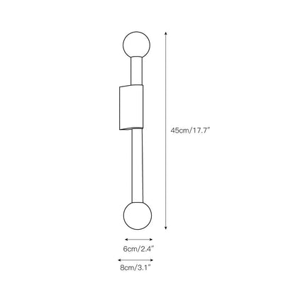 Norune and Circle Wall Lamp