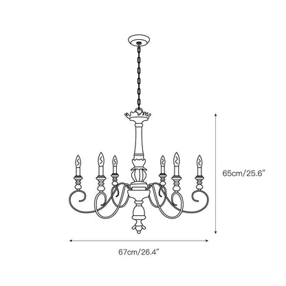 Dorex Wooden Chandelier