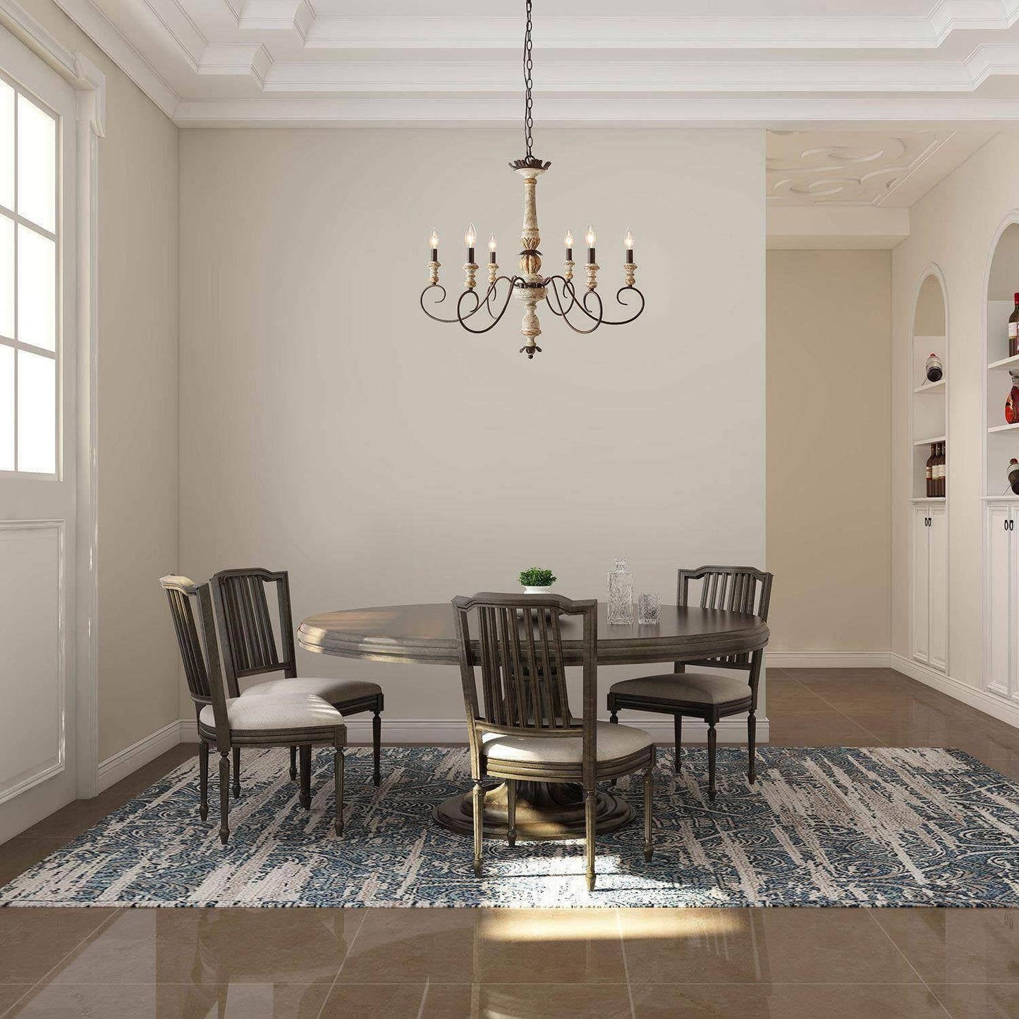 Dorex Wooden Chandelier