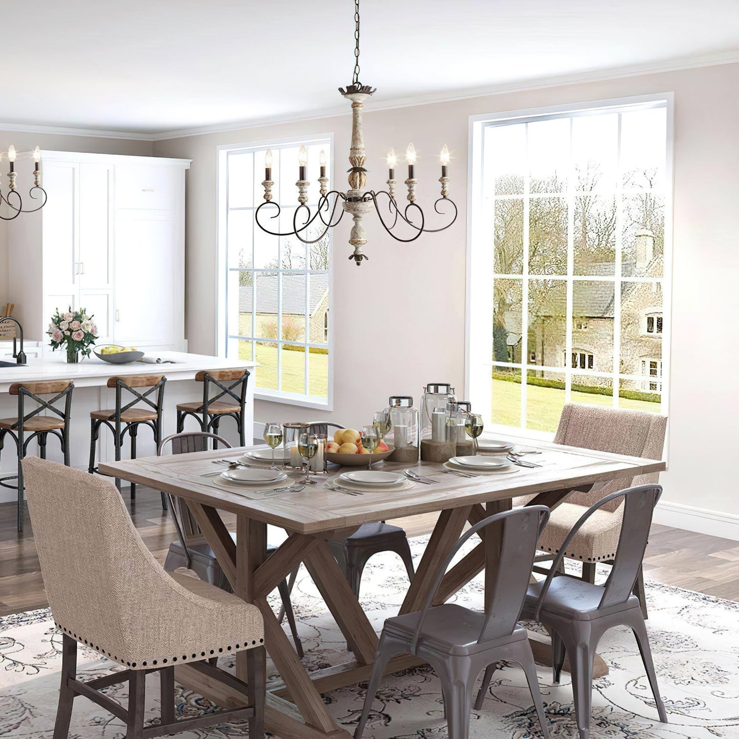 Dorex Wooden Chandelier