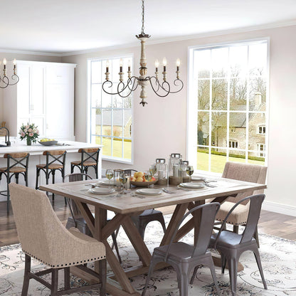 Dorex Wooden Chandelier