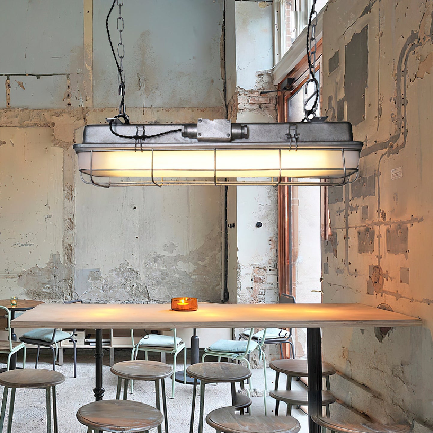 Andola Linear Industrial Pendant Lamp