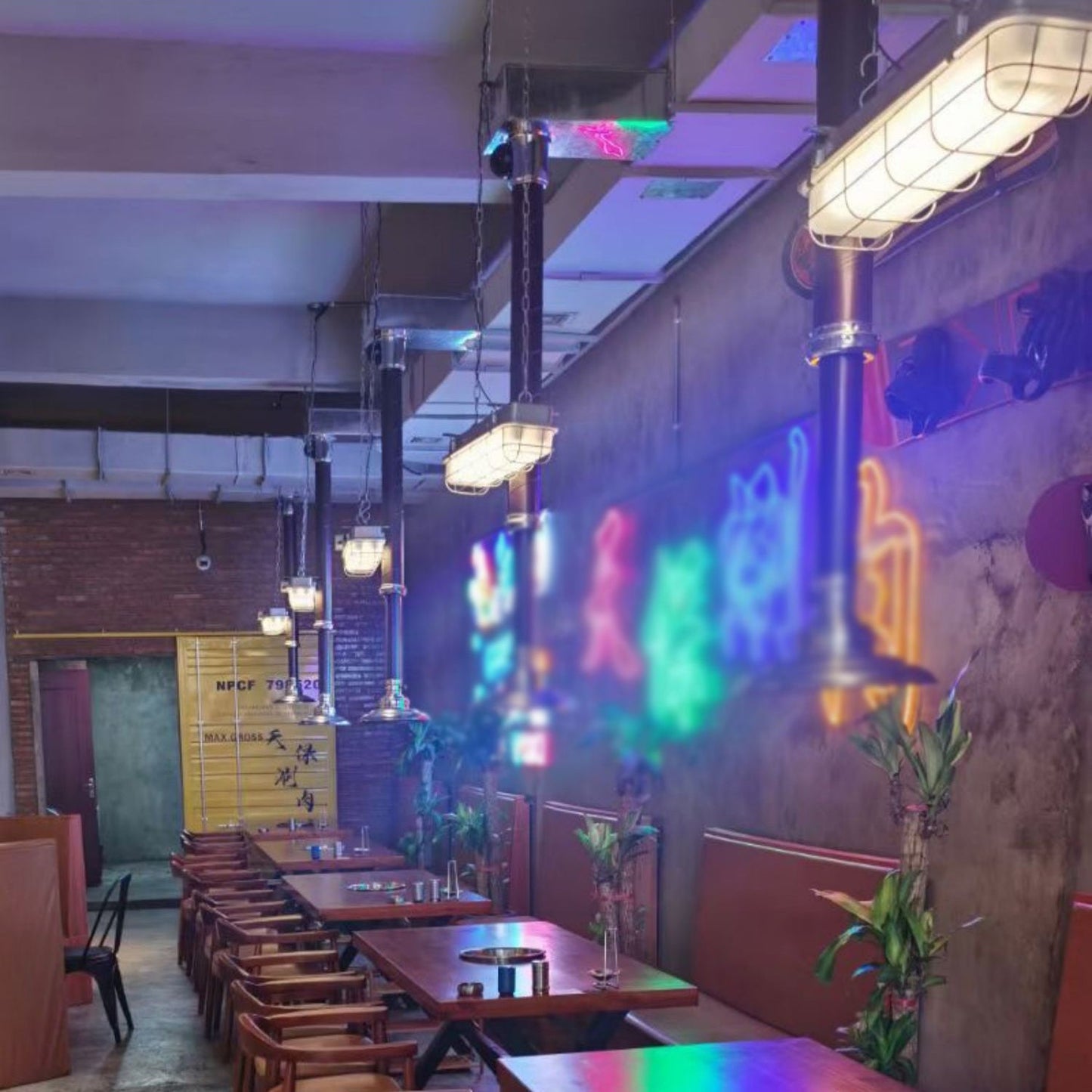 Andola Linear Industrial Pendant Lamp