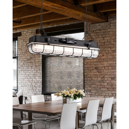 Andola Linear Industrial Pendant Lamp