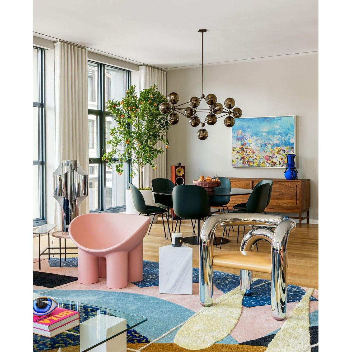 Dorai Geometric Chandelier
