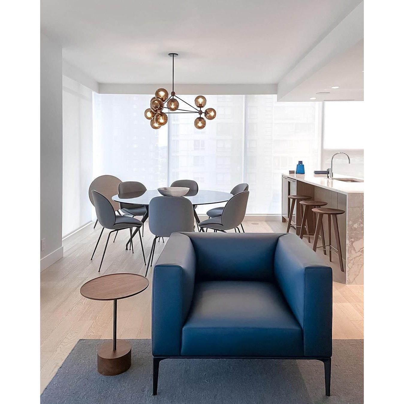 Dorai Geometric Chandelier