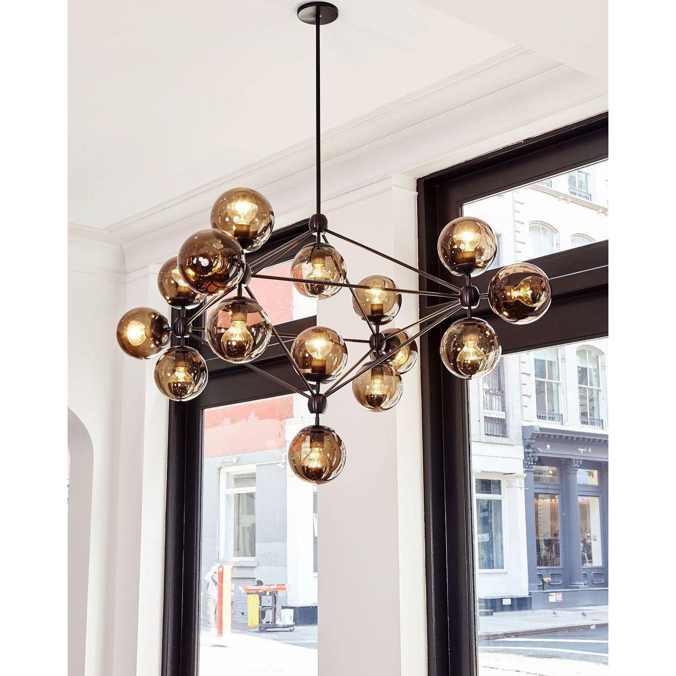 Dorai Geometric Chandelier