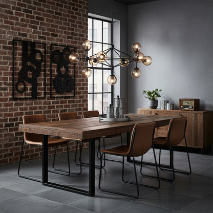 Dorai Geometric Chandelier