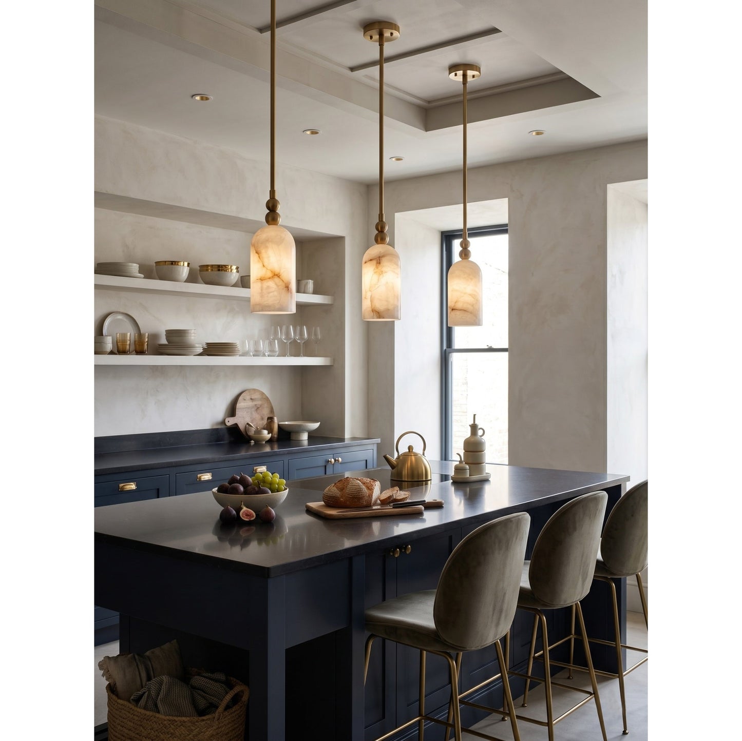 Pratt Alabaster Pendant Lamp