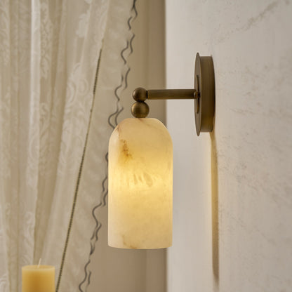 Wynara Alabaster Wall Sconce