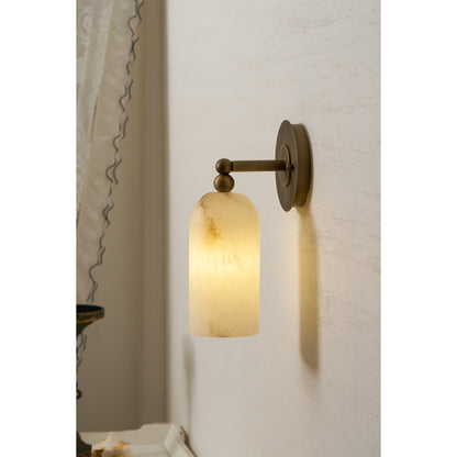 Wynara Alabaster Wall Sconce