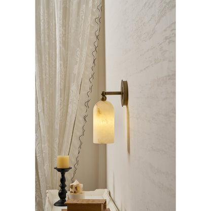Wynara Alabaster Wall Sconce