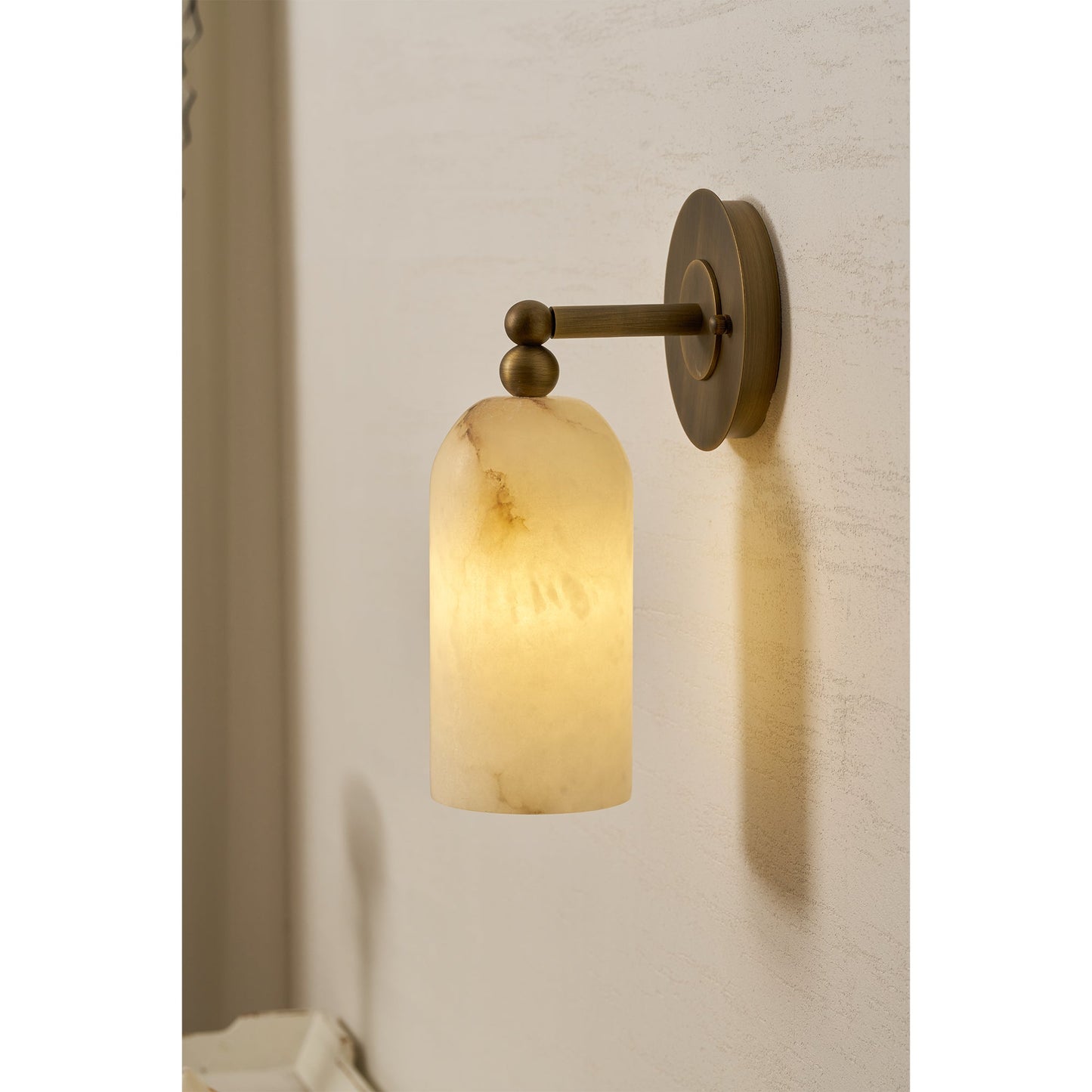Wynara Alabaster Wall Sconce