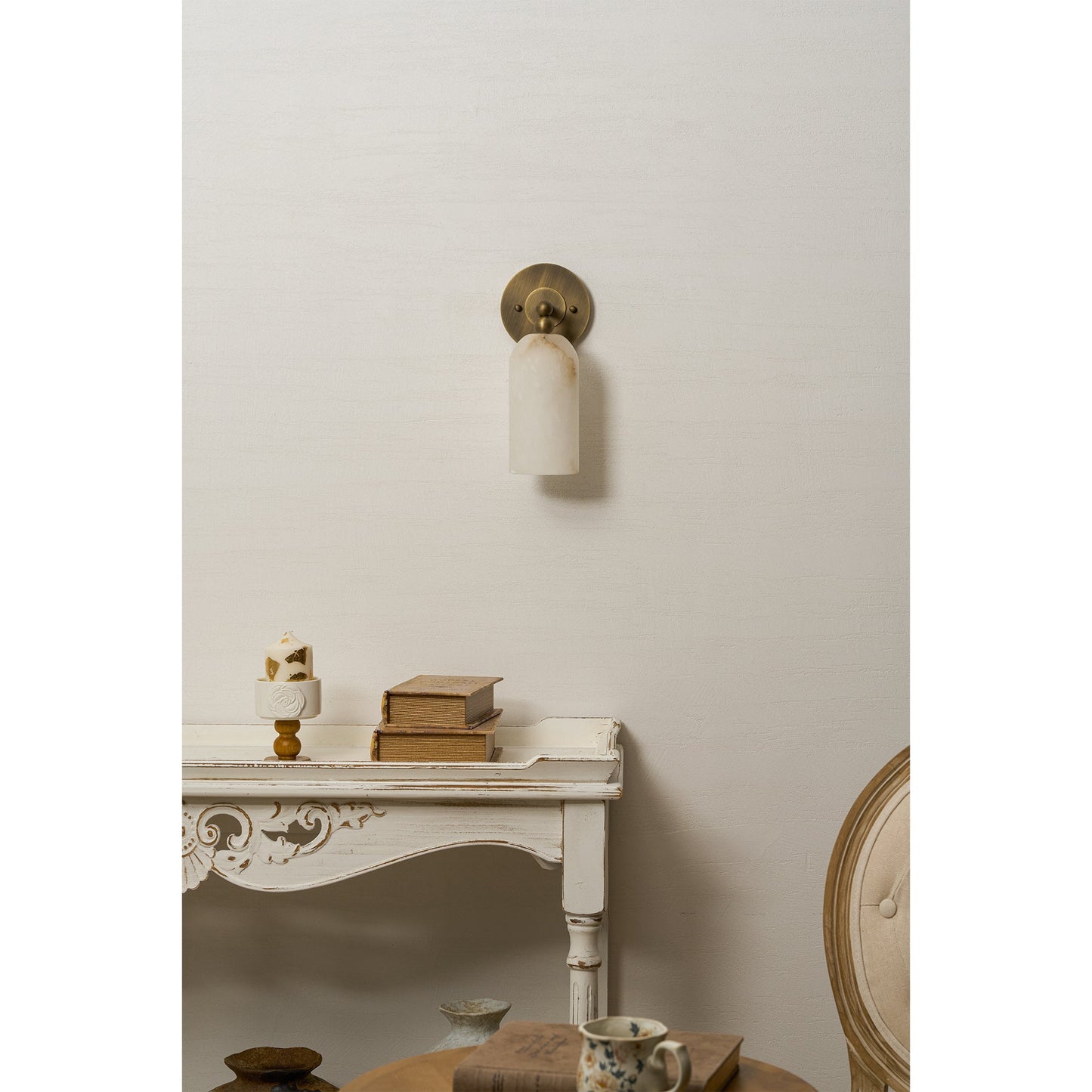 Wynara Alabaster Wall Sconce