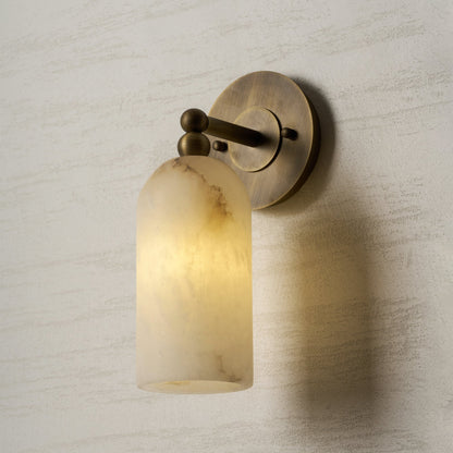 Wynara Alabaster Wall Sconce