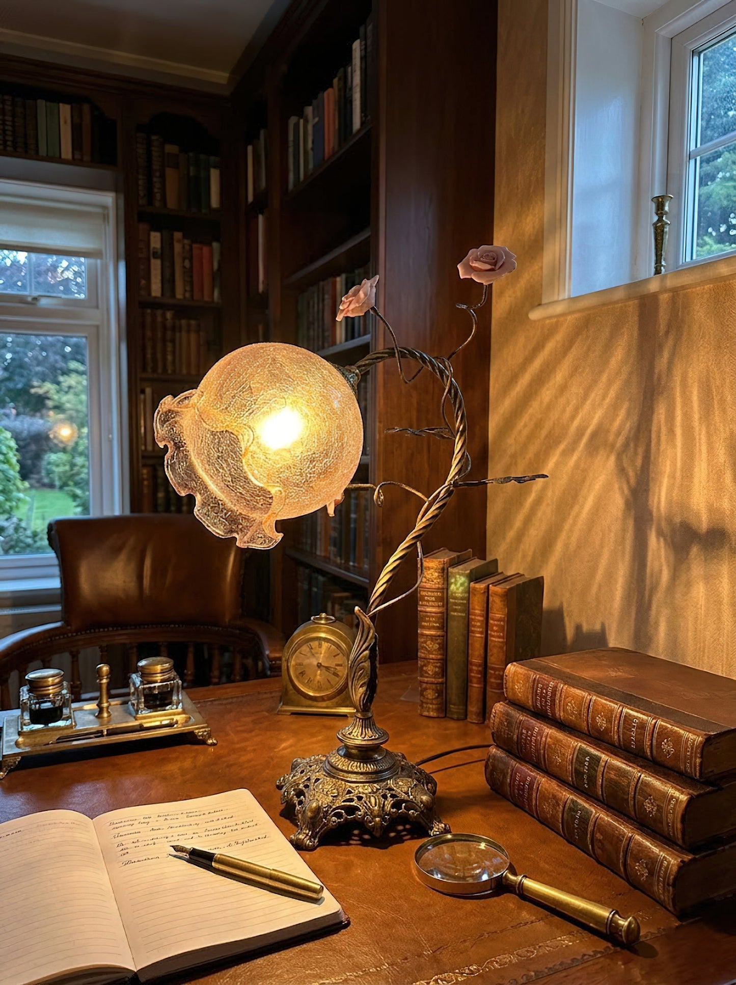 Galune Flowers Table Lamp