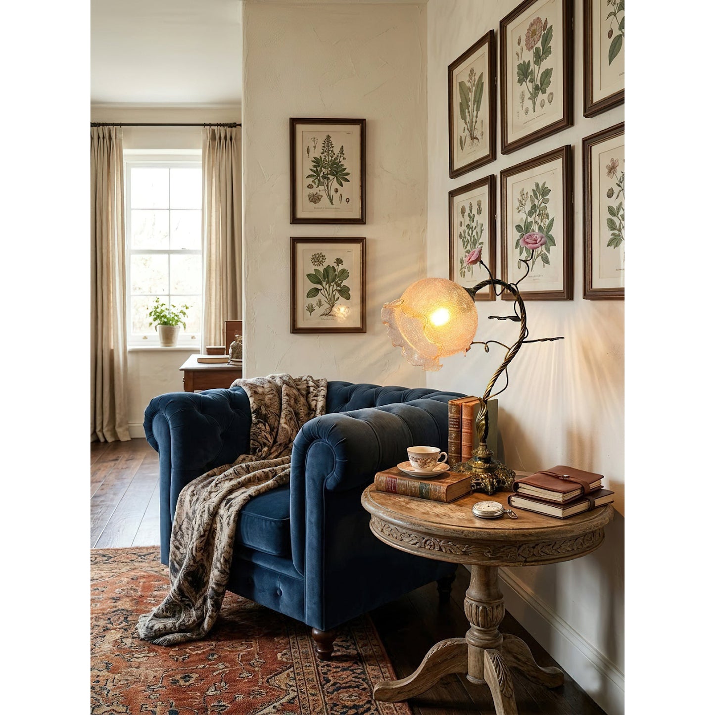 Galune Flowers Table Lamp