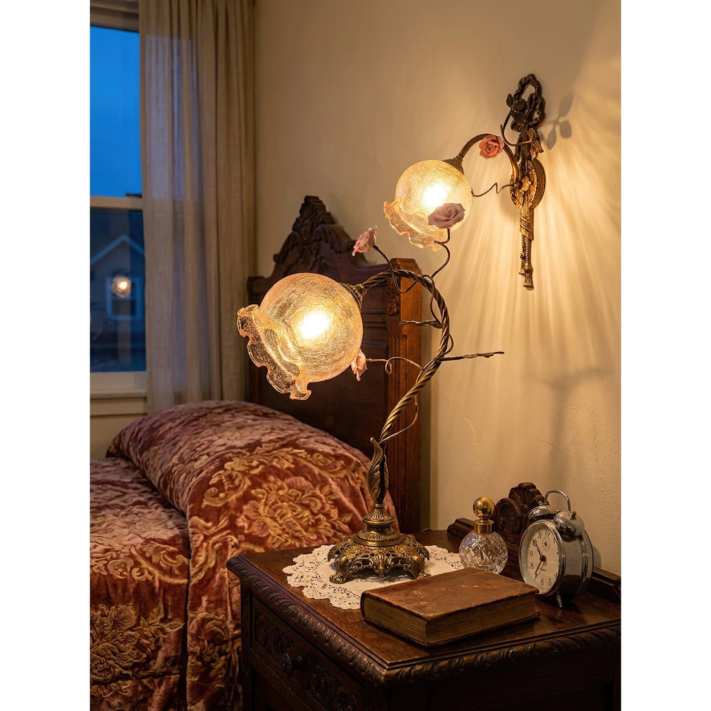 Galune Flowers Table Lamp