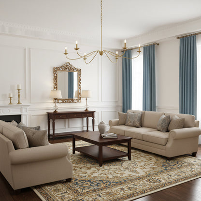 Sweeping Iron Chandelier