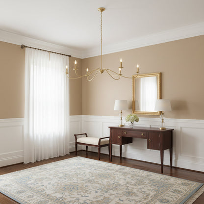 Sweeping Iron Chandelier