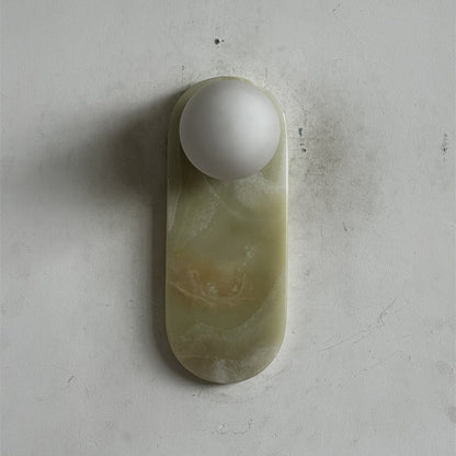 Marisol Cyan Onyx Wall Sconce