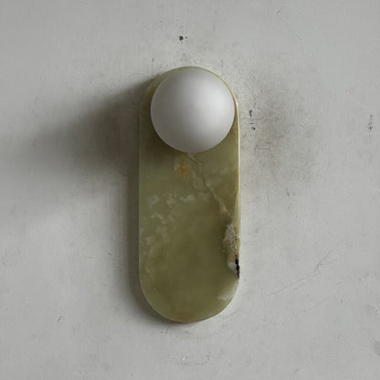 Marisol Cyan Onyx Wall Sconce