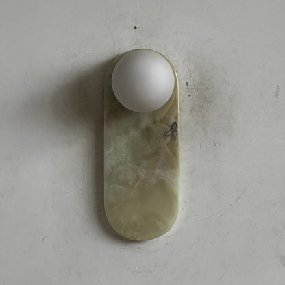 Marisol Cyan Onyx Wall Sconce