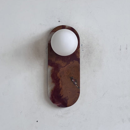 Marisol Cyan Onyx Wall Sconce