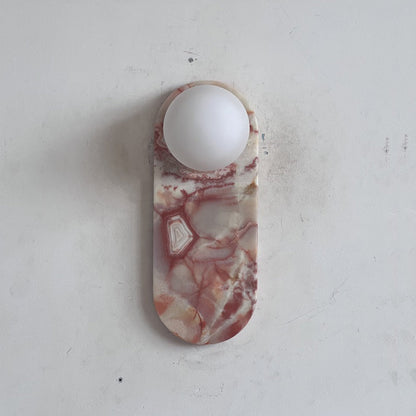 Marisol Cyan Onyx Wall Sconce