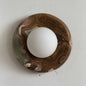Solene Cyan Onyx Wall Sconce