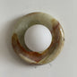 Solene Cyan Onyx Wall Sconce