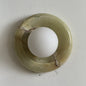 Solene Cyan Onyx Wall Sconce