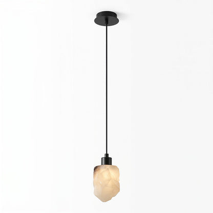 Solstice Nugget Alabaster Pendant Lamp
