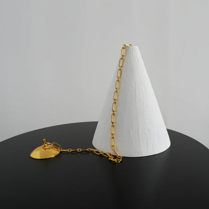 White Plaster Pendant Lamp