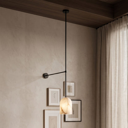 Vesara Alabaster Wall Sconce