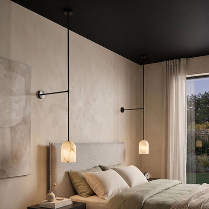 Vesara Alabaster Wall Sconce