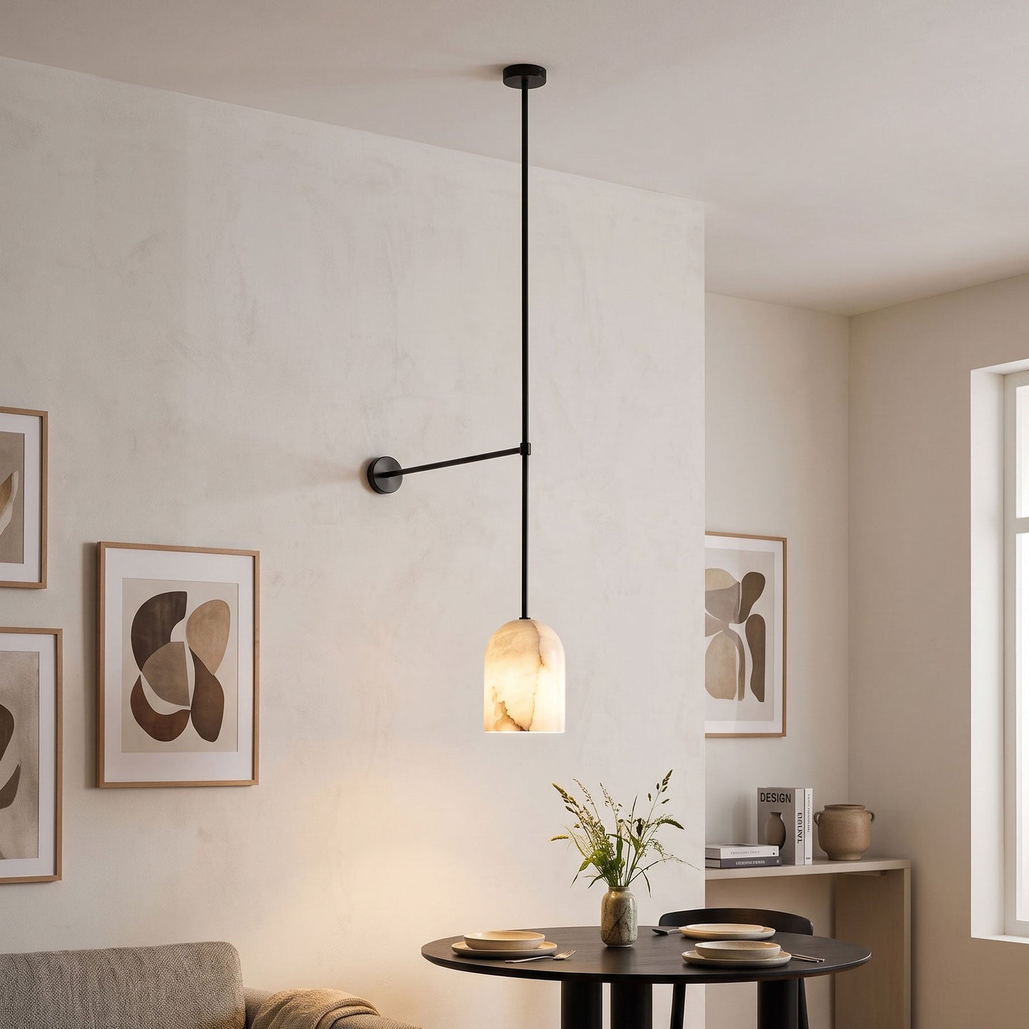 Vesara Alabaster Wall Sconce