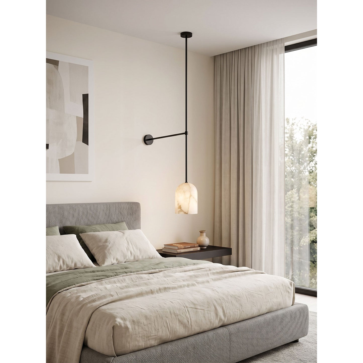 Vesara Alabaster Wall Sconce