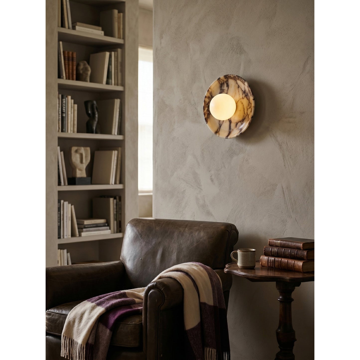Solara Marble Wall Lamp