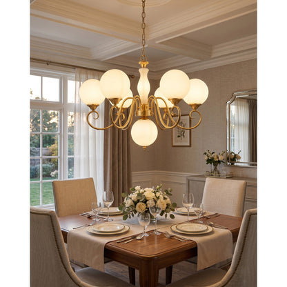 Everard Glass Chandelier