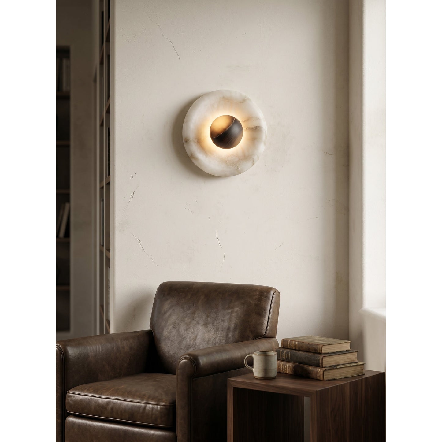 Solene Alabaster Wall Lamp
