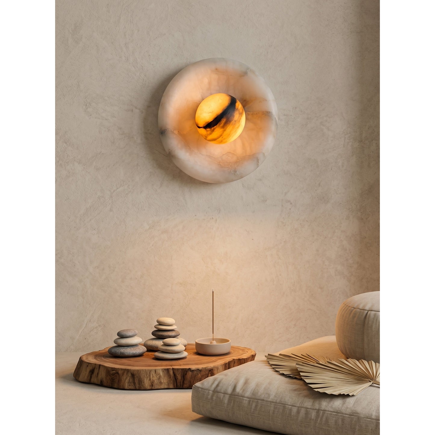 Solene Alabaster Wall Lamp