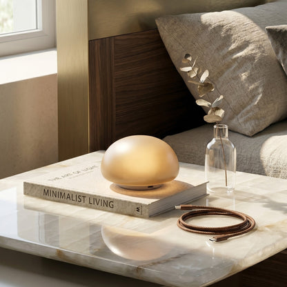 Alabaster Petite Portable Lamp (Built-in Battery)