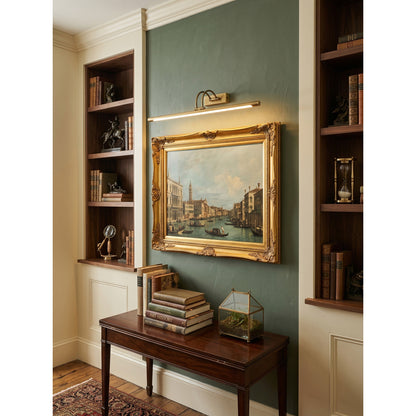 Regulus Brass Rechargeable Wall Lamp