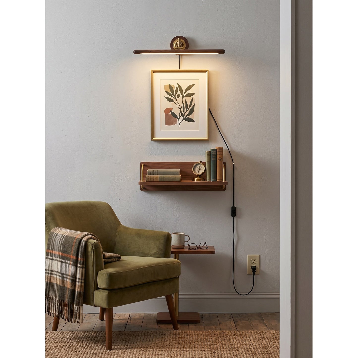 Gilan Picture Plug-in Wall Sconce