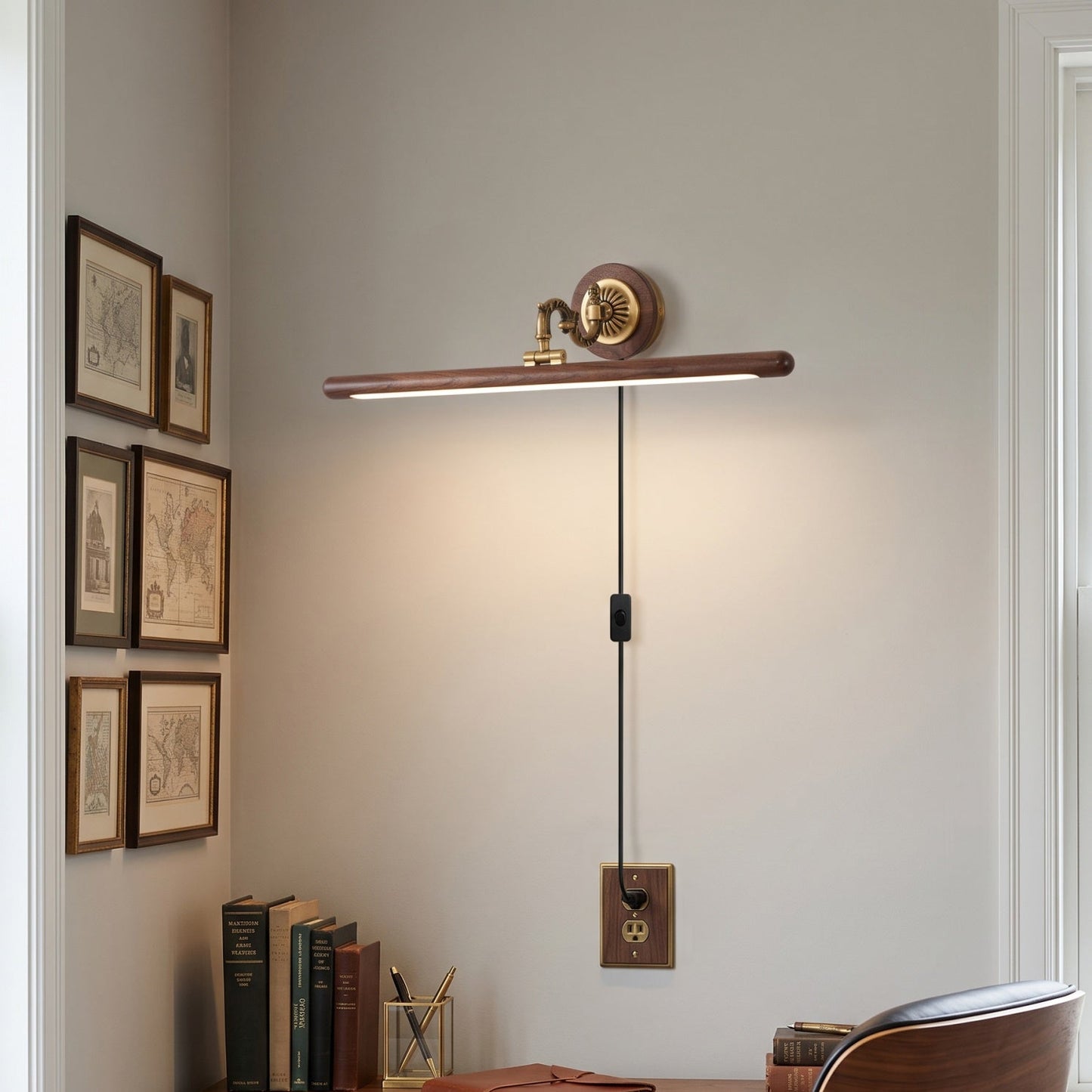 Gilan Picture Plug-in Wall Sconce