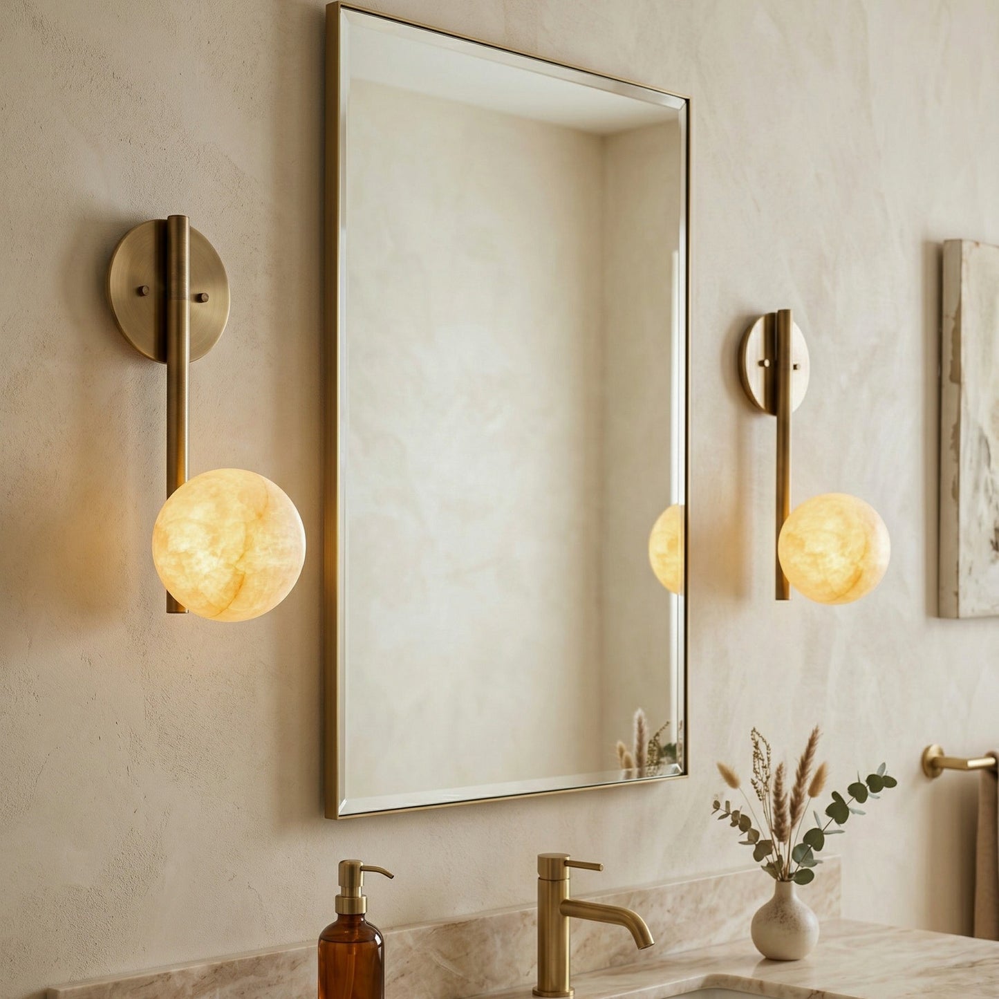 Adrion Alabaster Wall Sconce