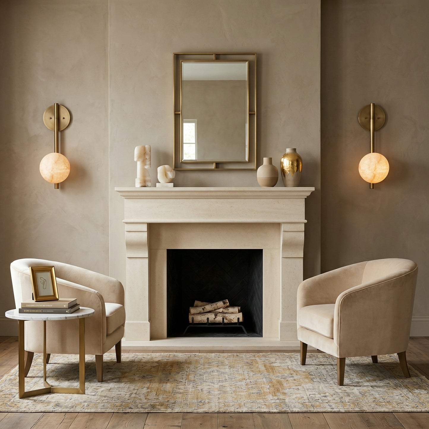 Adrion Alabaster Wall Sconce