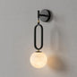 Alabaster Ball Wall Sconce